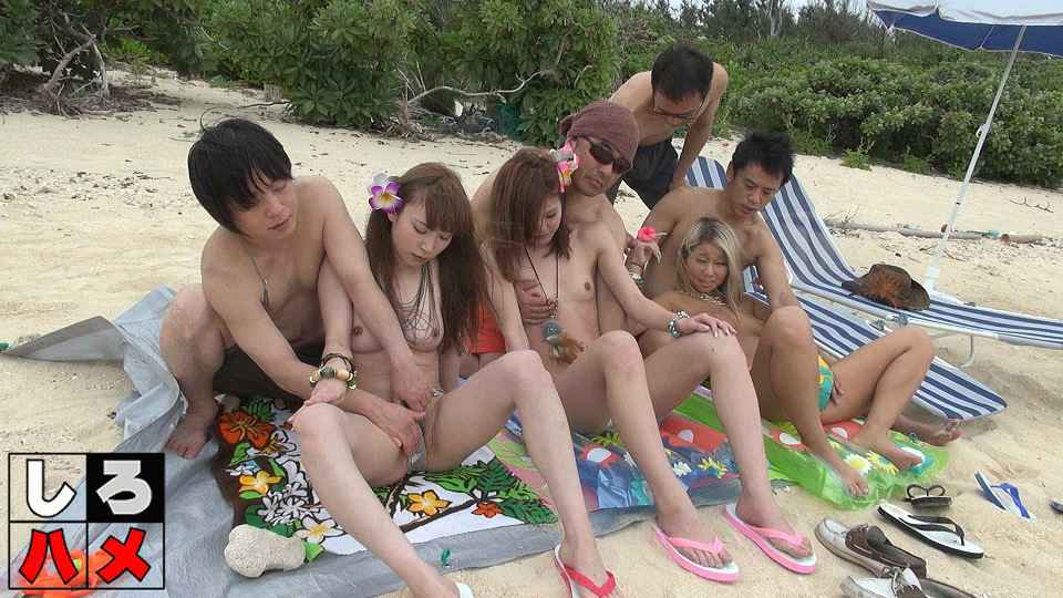 綠帽郎的瘋狂三人行，一女戰三男激情四射