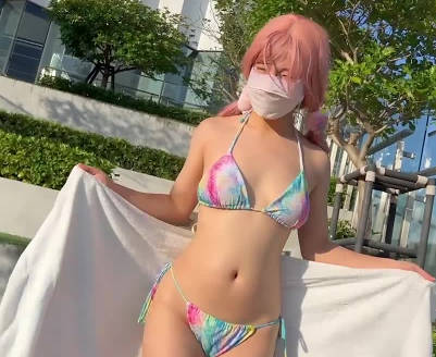 猛料原创.男友爆操性感比基尼泳装小嫩妹-樱花小猫