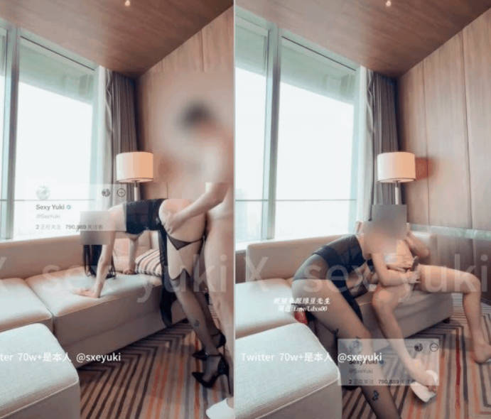【3月最新】73万粉丝网黄肥臀巨乳骚母狗「Sexy_Yuki」黑丝旗袍长裙窗前性爱口交，9公分高跟鞋尽显腿部线条，完美女上后入超爽性爱